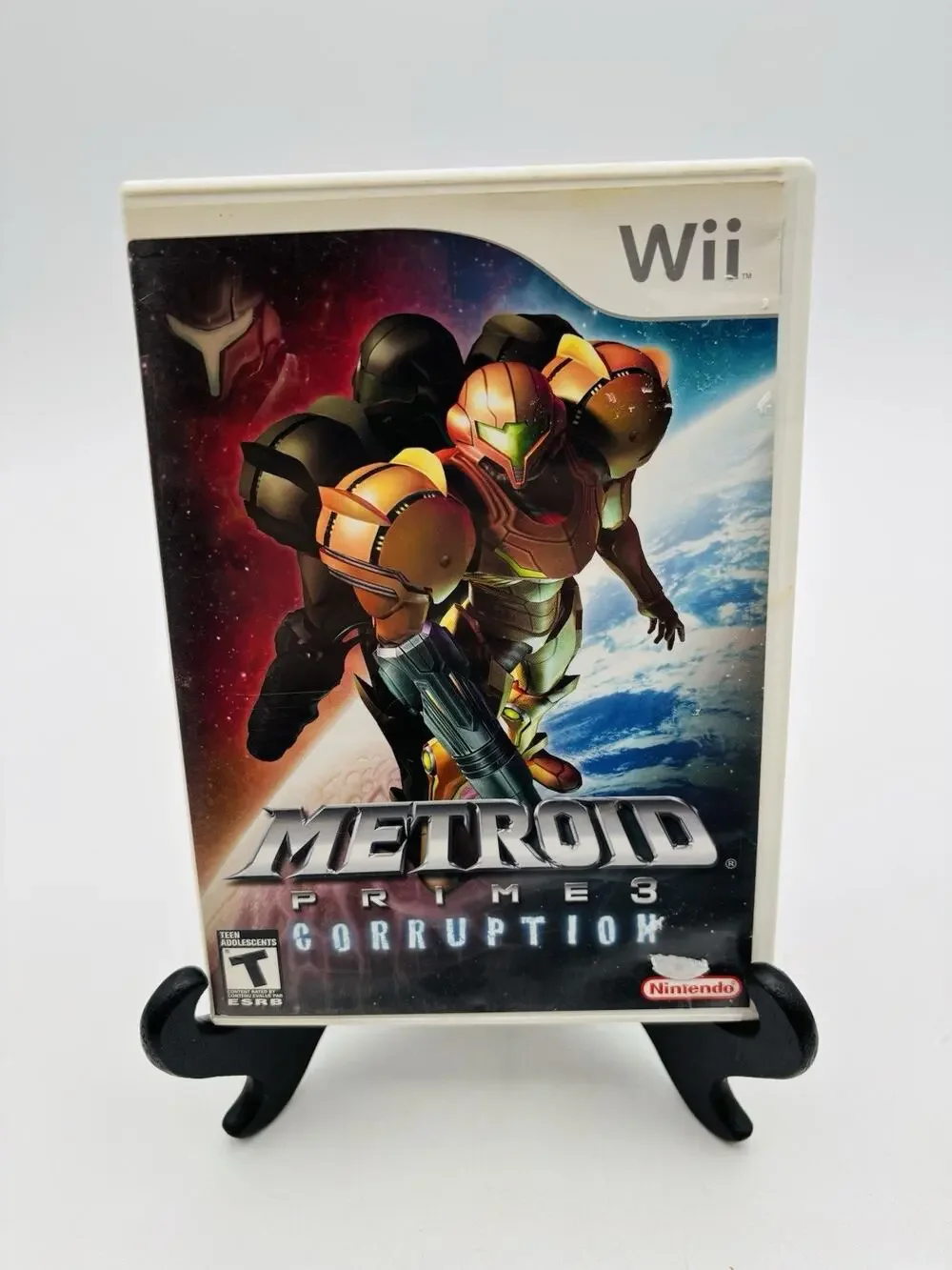 Metroid Prime 3: Corruption (Nintendo Wii, 2007) CIB Tested Working VG Cond